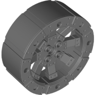 Lego kolo (kolečko) průměr 55 mm, tmavě modro šedá (4490374, 6034887, 6264148)